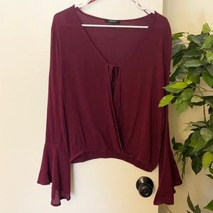 ambiance bell sleeve blouse